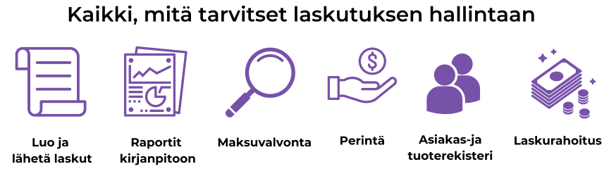 Kaikki, mitä tarvitset sujuvaan laskutukseen