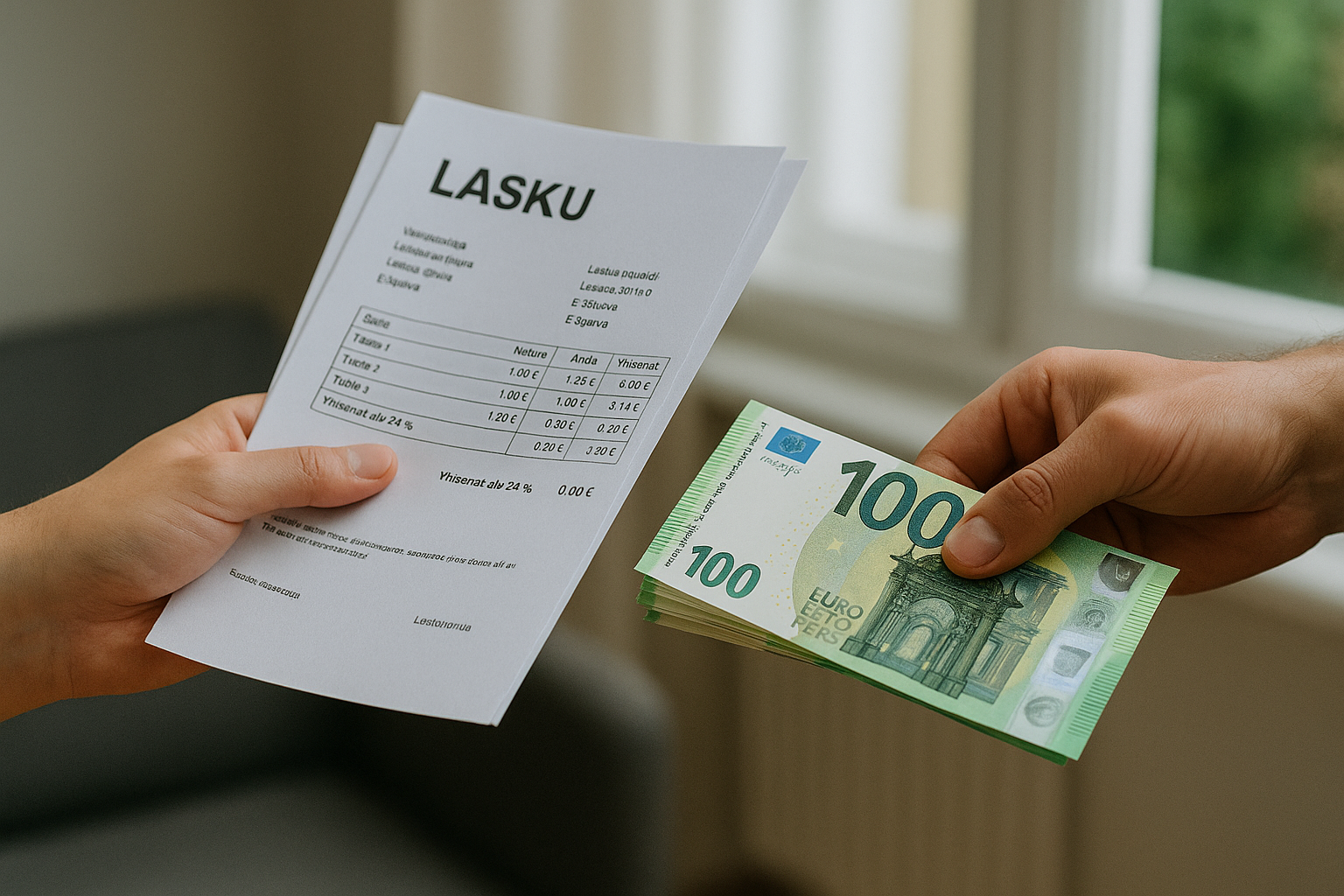 Laskujen myynti