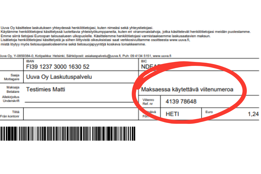 laskun viitenumero (1)