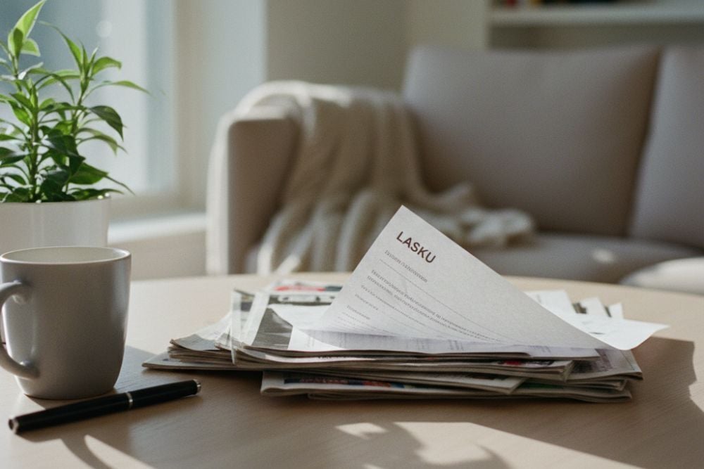 yksittäisen laskun perintä