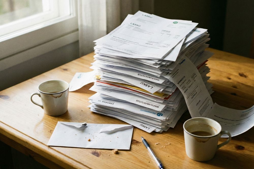 mistä aloittaa laskujen läpikäynti-1